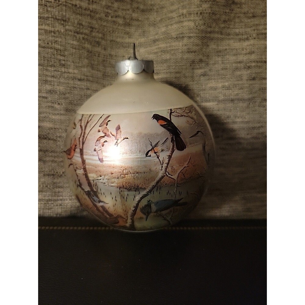 1975 Christmas Marsh Ornament Wildlife Federation Birds USA